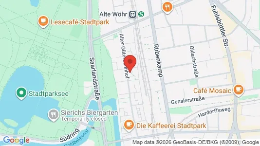 Apartments for rent i Hamburg Nord - kort over placeringen