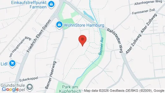 Apartments for rent i Hamburg Wandsbek - kort over placeringen