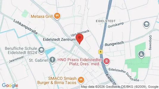 Apartments for rent i Hamburg Eimsbuttel - kort over placeringen
