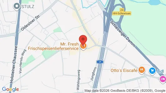 Apartments for rent i Hamburg Eimsbuttel - kort over placeringen
