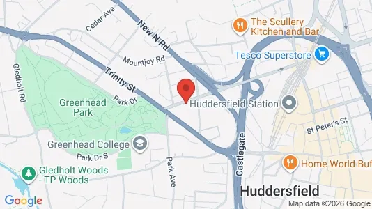 Apartments for rent i Huddersfield - West Yorkshire - kort over placeringen