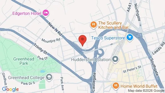 Apartments for rent i Huddersfield - West Yorkshire - kort over placeringen