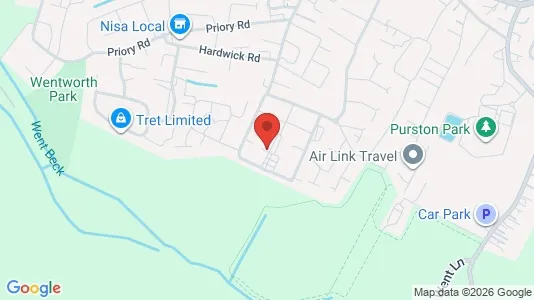 Apartments for rent i Pontefract - West Yorkshire - kort over placeringen