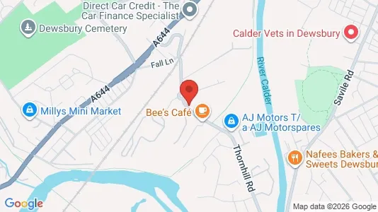 Apartments for rent i Dewsbury - West Yorkshire - kort over placeringen