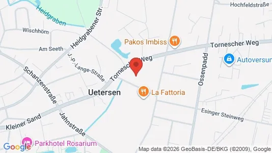 Apartments for rent i Pinneberg - kort over placeringen