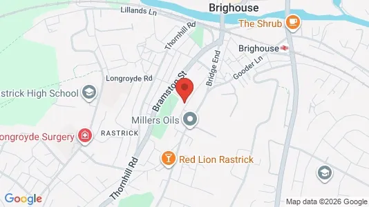 Apartments for rent i Brighouse - West Yorkshire - kort over placeringen
