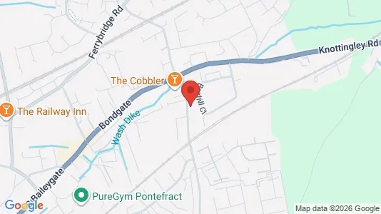 Apartments for rent i Pontefract - West Yorkshire - kort over placeringen