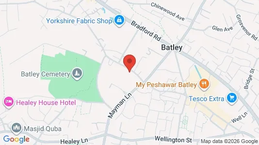 Apartments for rent i Batley - West Yorkshire - kort over placeringen