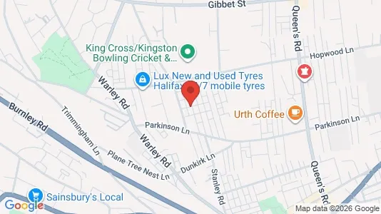 Apartments for rent i Halifax - West Yorkshire - kort over placeringen