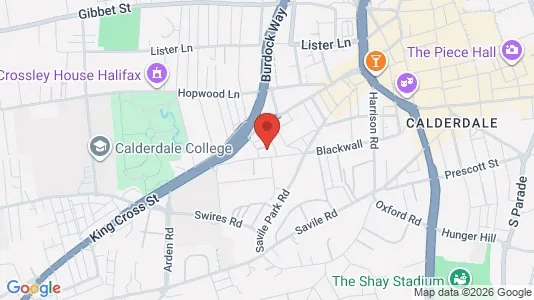 Apartments for rent i Halifax - West Yorkshire - kort over placeringen