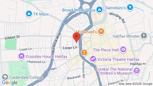 Apartments for rent i Halifax - West Yorkshire - kort over placeringen