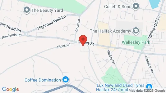 Apartments for rent i Halifax - West Yorkshire - kort over placeringen