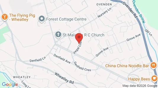 Apartments for rent i Halifax - West Yorkshire - kort over placeringen