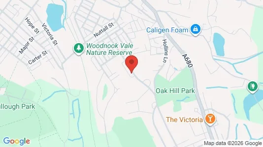 Apartments for rent i Accrington - Lancashire - kort over placeringen