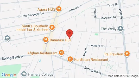Apartments for rent i Hull - North Humberside - kort over placeringen