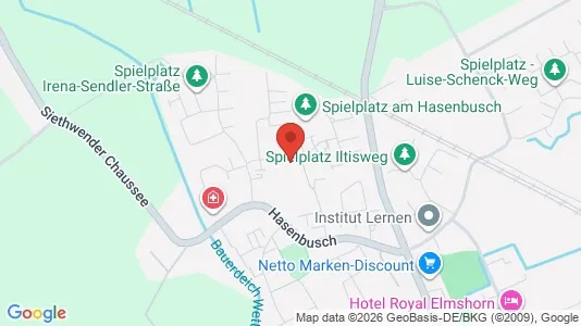 Apartments for rent i Pinneberg - kort over placeringen