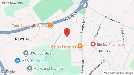 Apartments for rent i Bradford - West Yorkshire - kort over placeringen