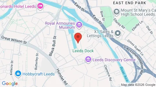 Apartments for rent i Leeds - West Yorkshire - kort over placeringen