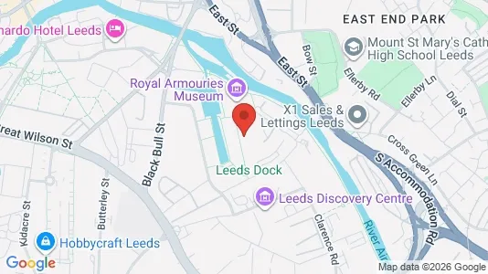 Apartments for rent i Leeds - West Yorkshire - kort over placeringen