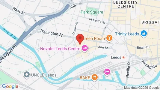 Apartments for rent i Leeds - West Yorkshire - kort over placeringen