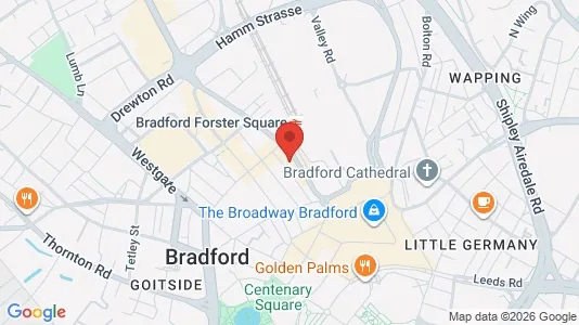 Apartments for rent i Bradford - West Yorkshire - kort over placeringen