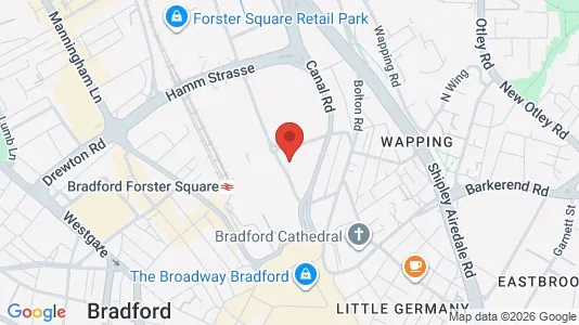Apartments for rent i Bradford - West Yorkshire - kort over placeringen