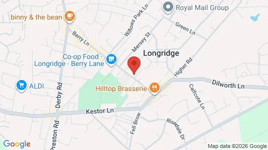 Apartments for rent i Preston - Lancashire - kort over placeringen