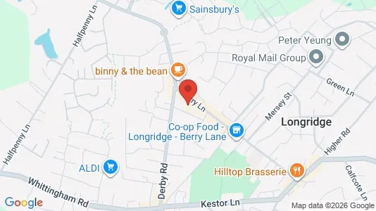 Apartments for rent i Preston - Lancashire - kort over placeringen