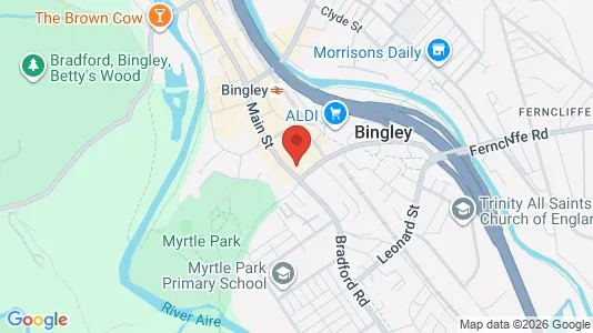 Apartments for rent i Bingley - West Yorkshire - kort over placeringen