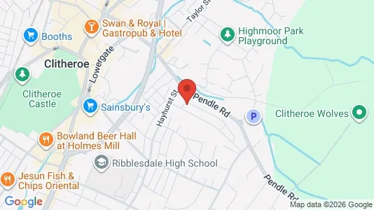 Apartments for rent i Clitheroe - Lancashire - kort over placeringen