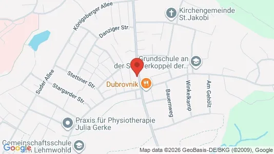 Apartments for rent i Steinburg - kort over placeringen