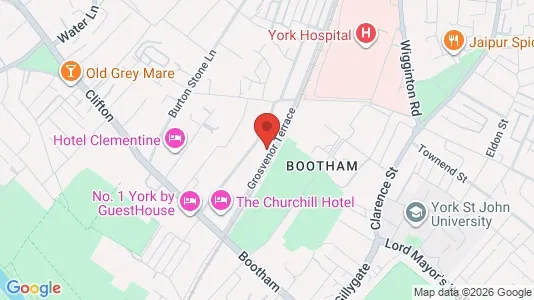 Apartments for rent i York - North Yorkshire - kort over placeringen