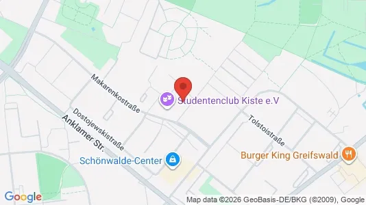 Apartments for rent i Vorpommern-Greifswald - kort over placeringen