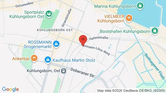 Apartments for rent i Rostock - kort over placeringen