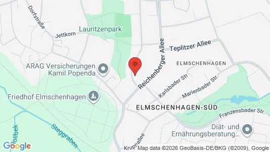 Apartments for rent i Kiel - kort over placeringen