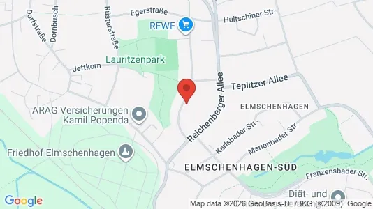 Apartments for rent i Kiel - kort over placeringen