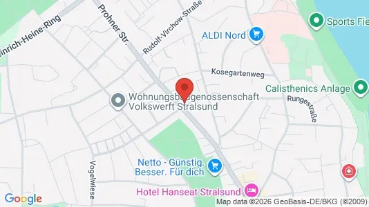 Apartments for rent i Vorpommern-Rügen - kort over placeringen