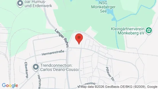 Apartments for rent i Kiel - kort over placeringen