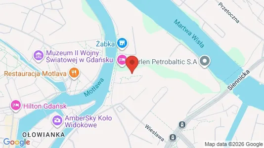 Apartments for rent i Gdańsk - kort over placeringen