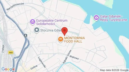 Apartments for rent i Gdańsk - kort over placeringen