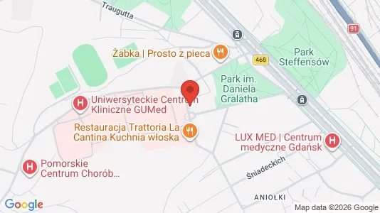Apartments for rent i Gdańsk - kort over placeringen
