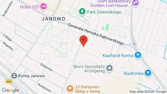 Rooms for rent i Wejherowski - kort over placeringen