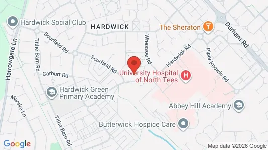 Apartments for rent i Stockton-on-Tees - Cleveland - kort over placeringen