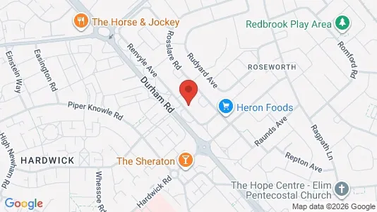 Apartments for rent i Stockton-on-Tees - Cleveland - kort over placeringen