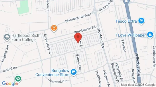 Apartments for rent i Hartlepool - Cleveland - kort over placeringen