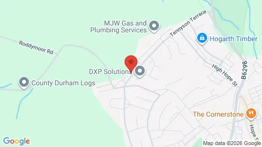 Apartments for rent i Crook - County Durham - kort over placeringen