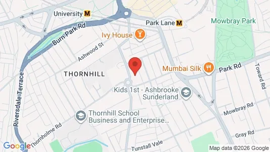 Apartments for rent i Sunderland - Tyne and Wear - kort over placeringen