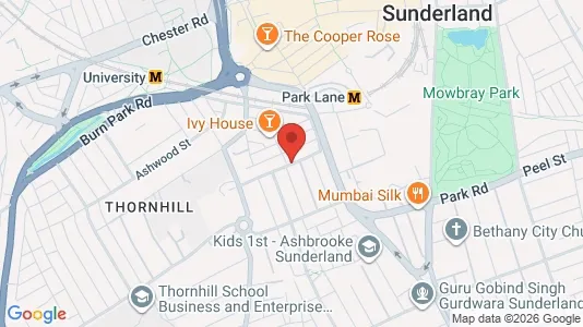 Apartments for rent i Sunderland - Tyne and Wear - kort over placeringen