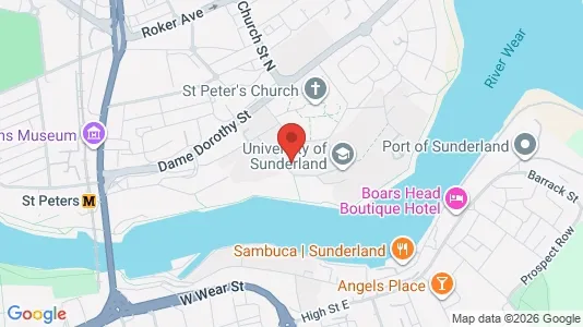 Apartments for rent i Sunderland - Tyne and Wear - kort over placeringen