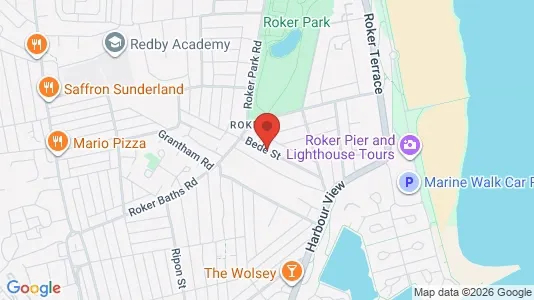 Apartments for rent i Sunderland - Tyne and Wear - kort over placeringen